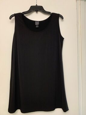 Clara Sun Woo Black Scoop Neck Tank